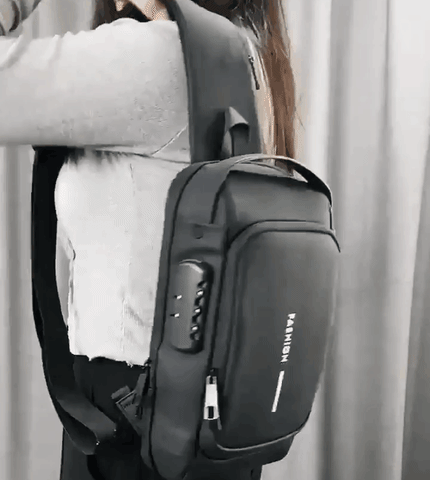 🔒Mochila Antirrobo e Impermeable con USB – Seguridad y Estilo en un solo diseño.