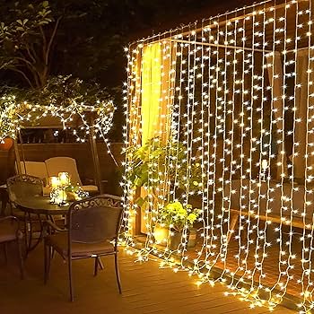 ✨ Cortinas LED Cálidas 3x2m – Dale magia a tu hogar
