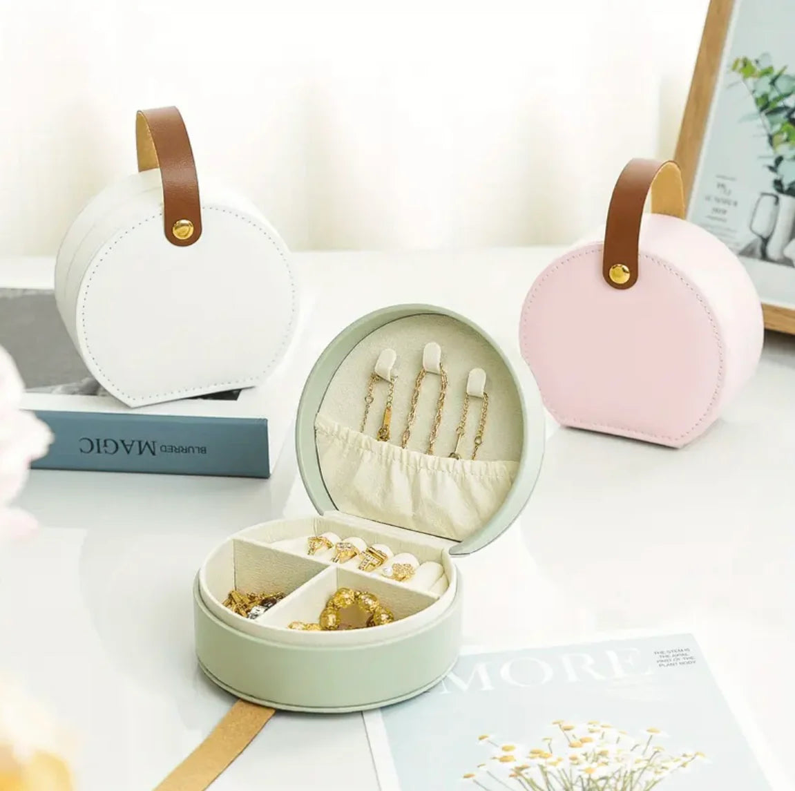 ✨ Mini Joyero Portátil – Ideal para viajes